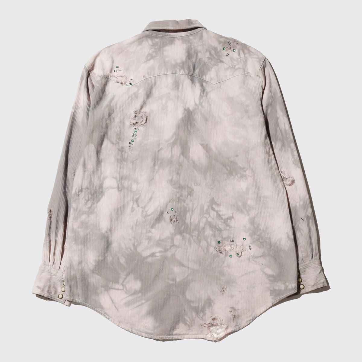*one-off crystal studs broken western shirt