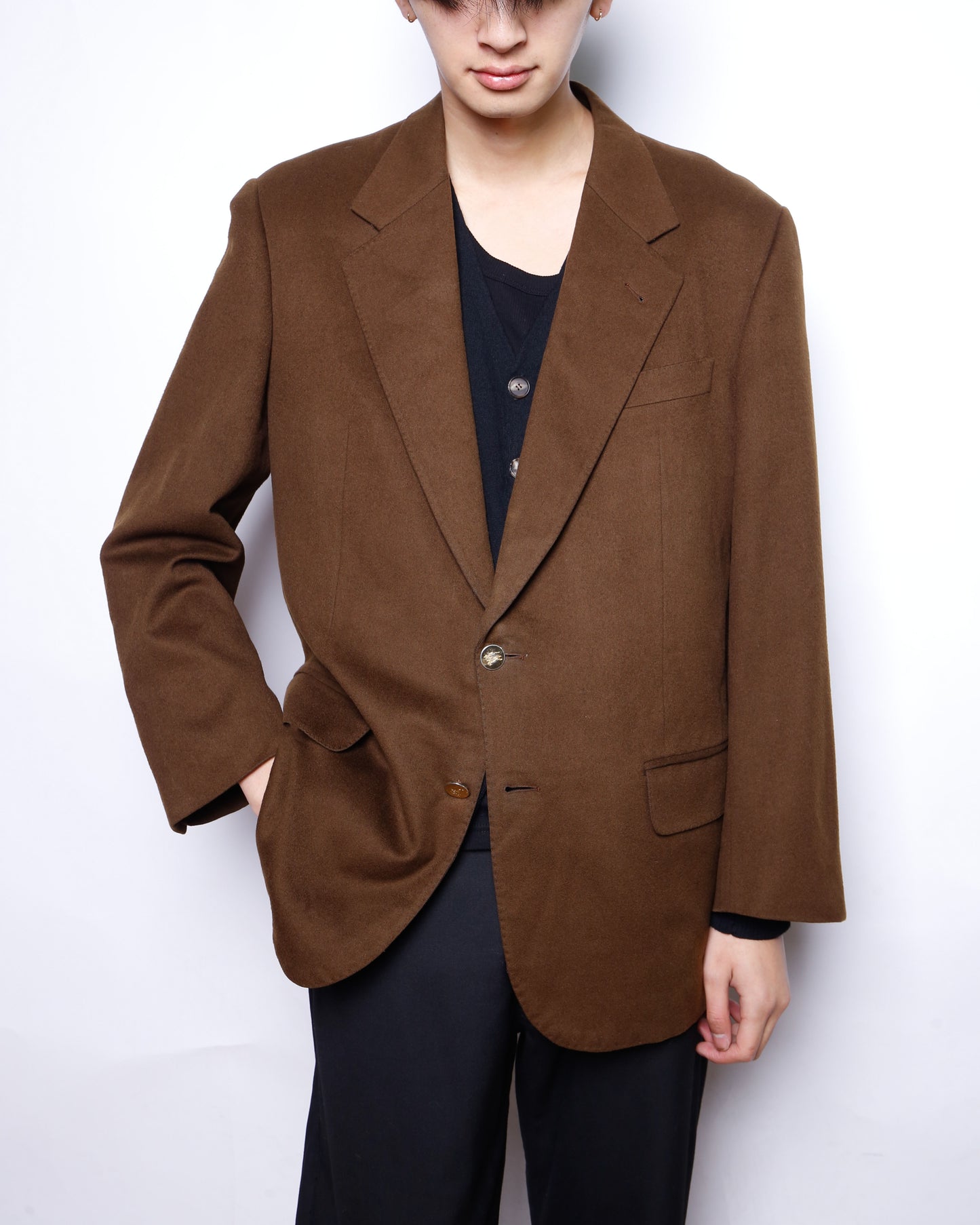 vintage 80's Burberry's 2b wool blazer