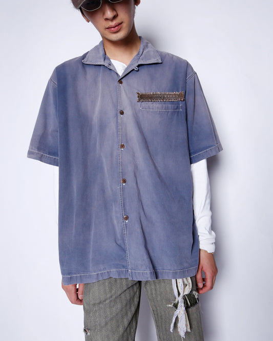 vintage acid cotton surf shirt