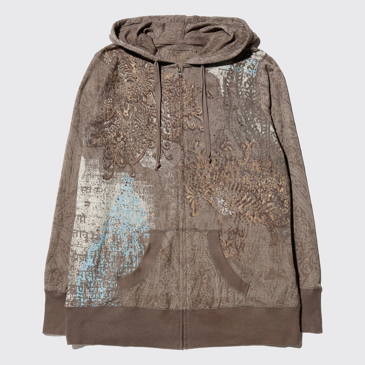 vintage oriental bijou hoodie
