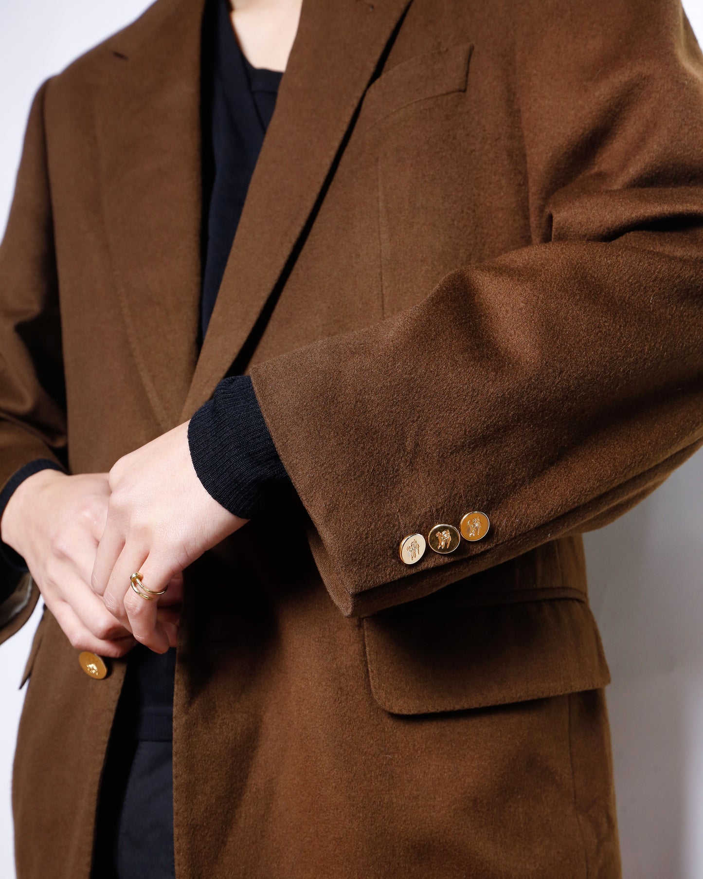 vintage 80's Burberry's 2b wool blazer