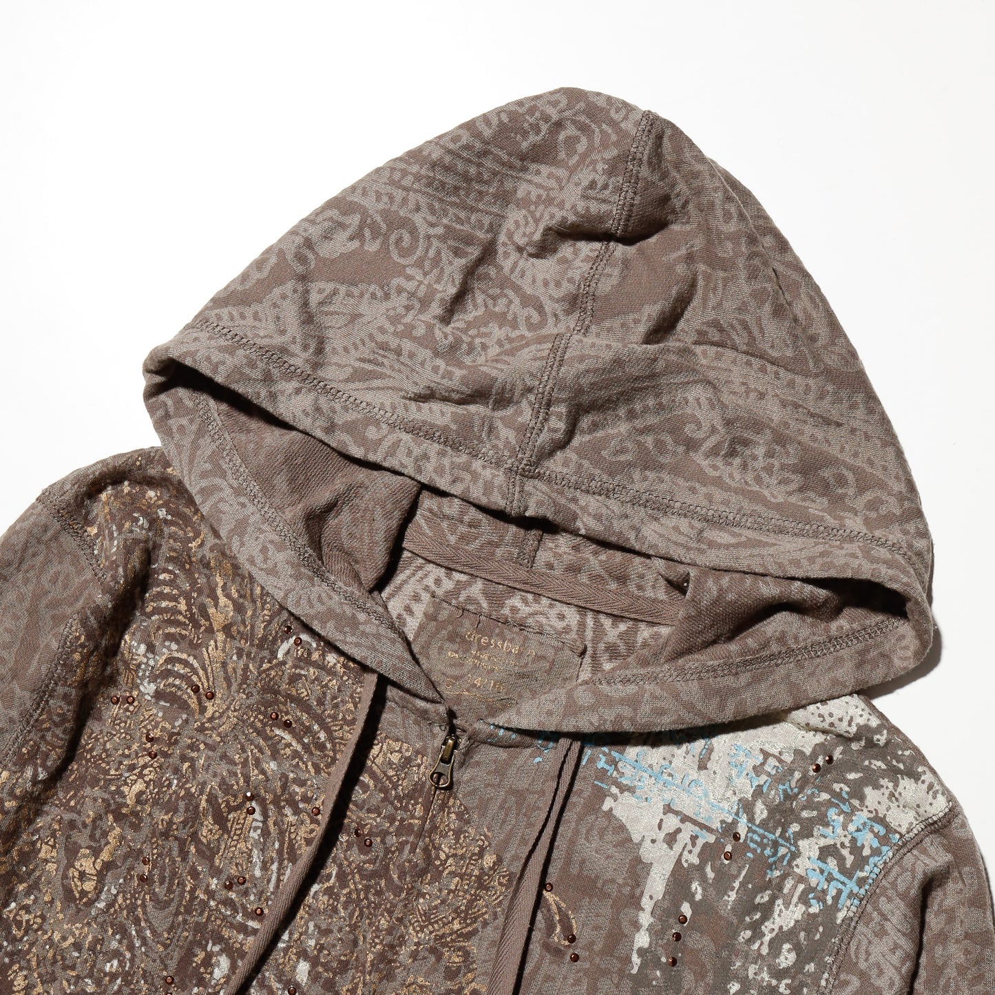 vintage oriental bijou hoodie