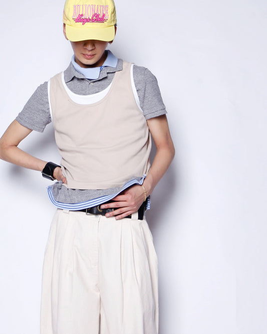 vintage layered tank top