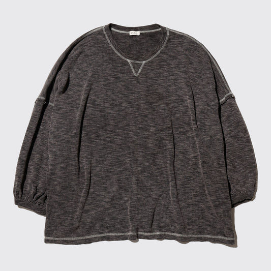 vintage textured loose cut sew