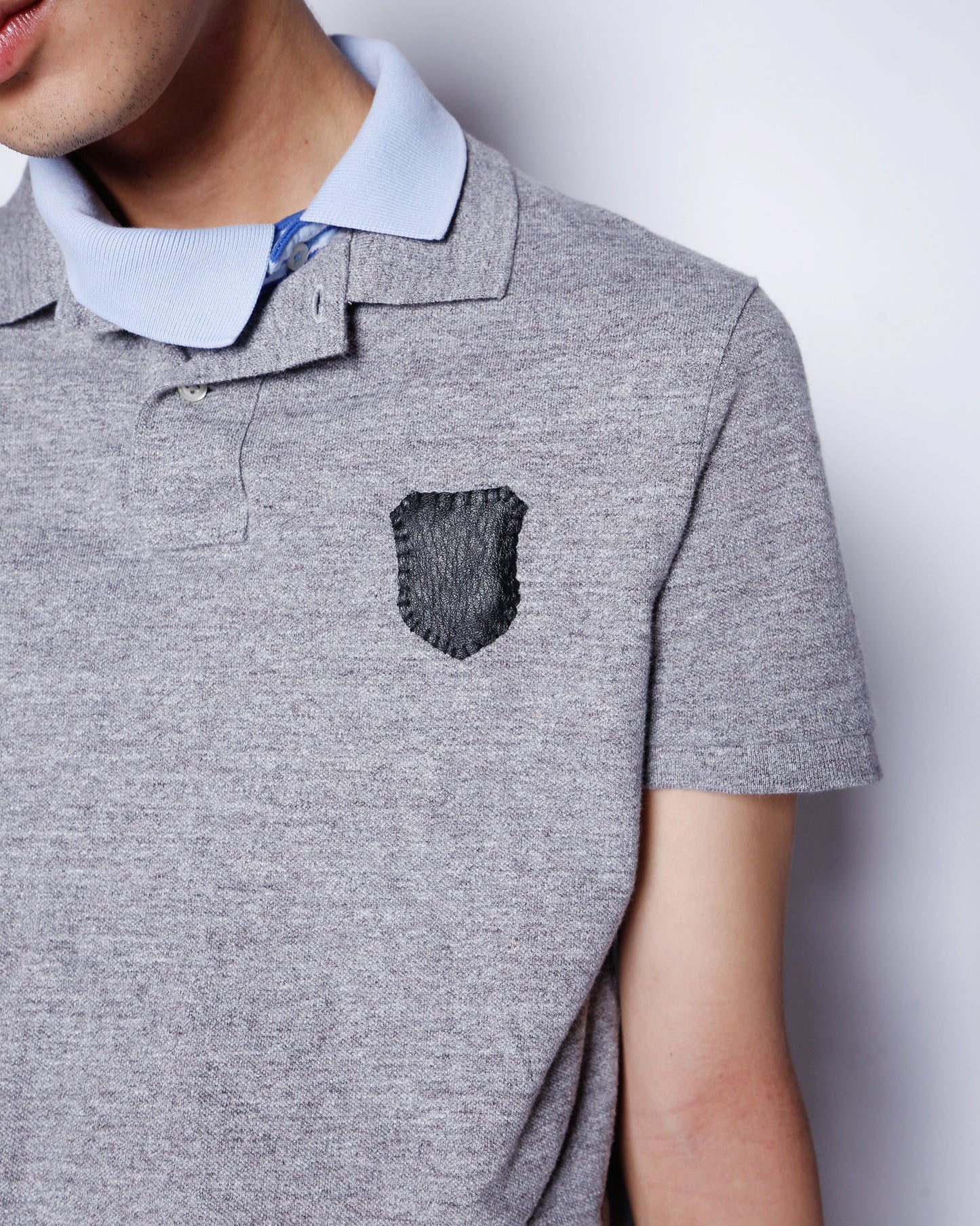 *one-off layered polo h/s