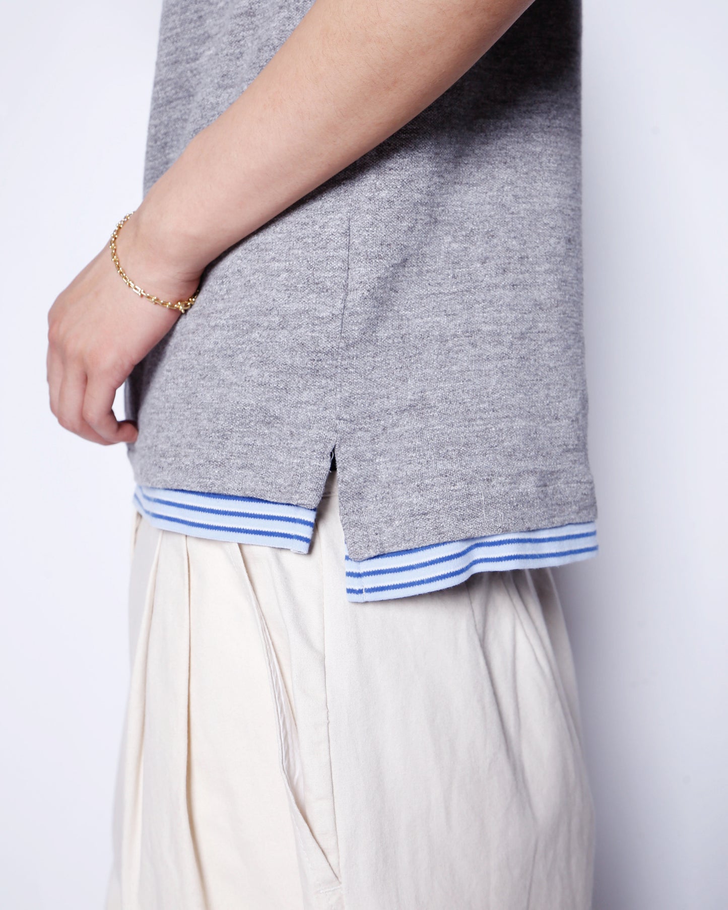 *one-off layered polo h/s