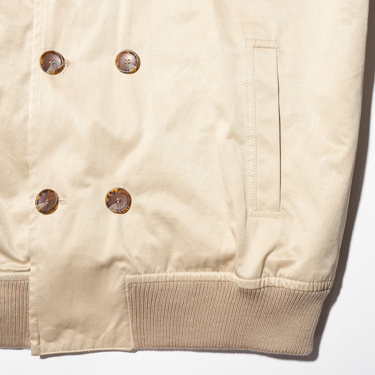 vintage sean john ribbed trench jacket
