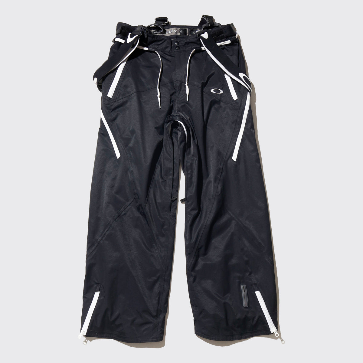 vintage 00's oakly board shell trousers , with suspender