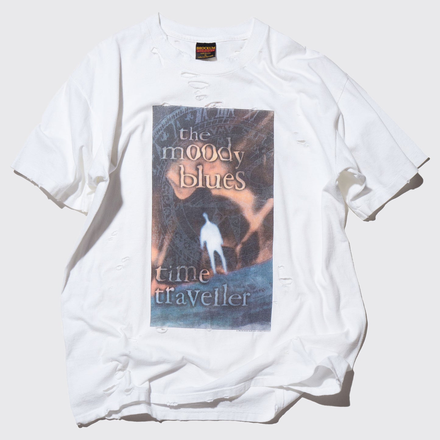 vintage 1995's The Moody Blues tour broken t-shirt