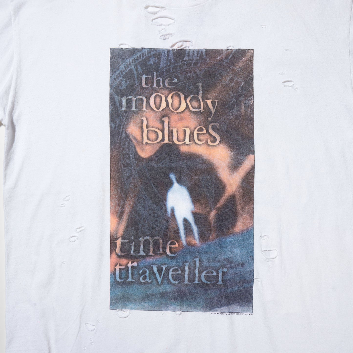 vintage 1995's The Moody Blues tour broken t-shirt