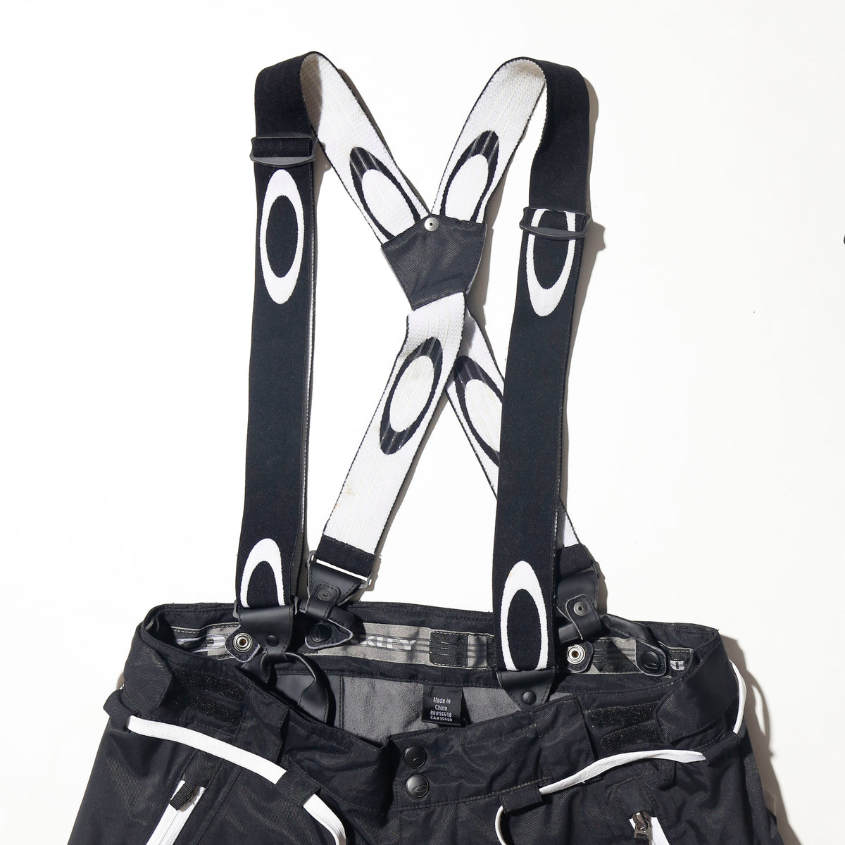 vintage 00's oakly board shell trousers , with suspender