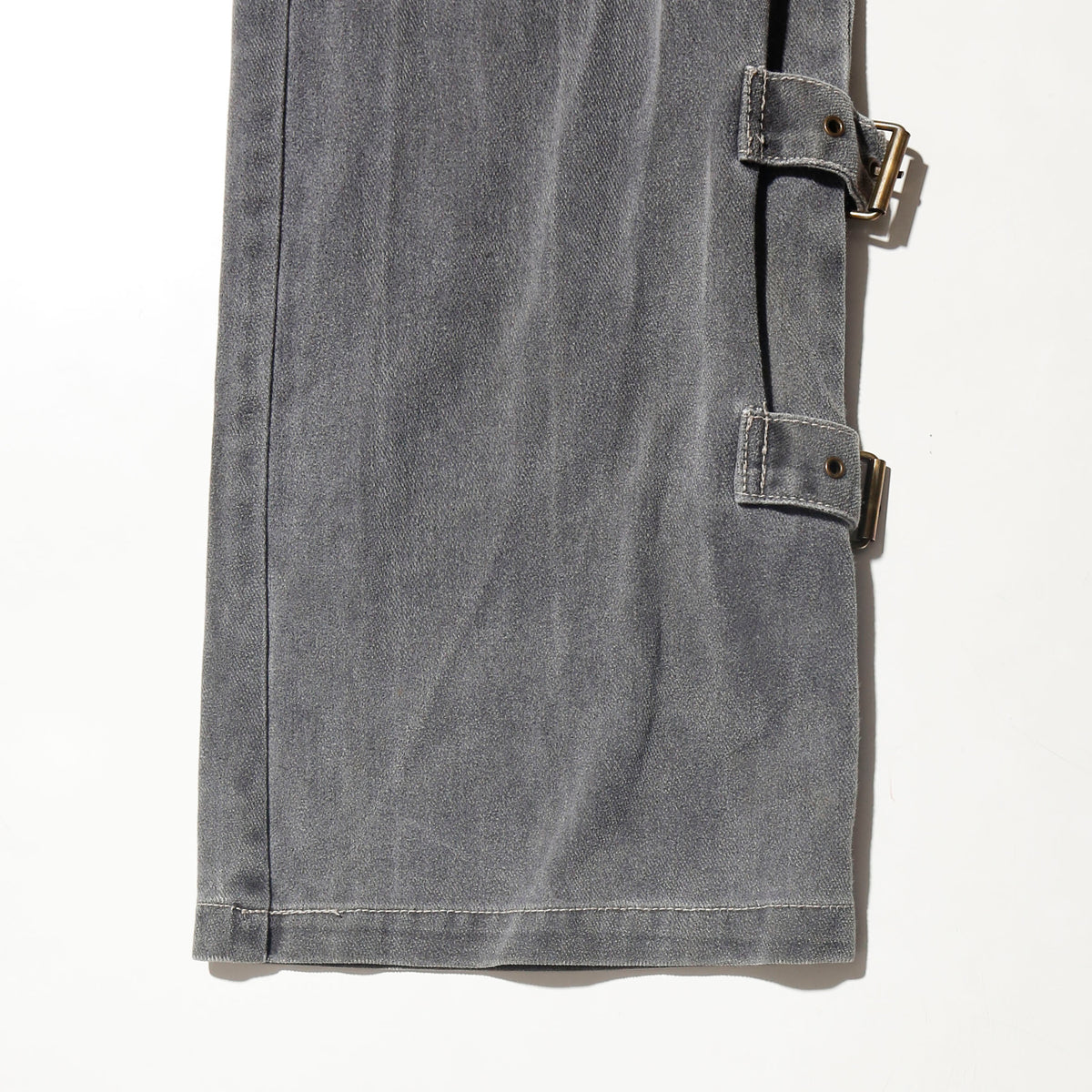 vintage strap bondage flare jeans