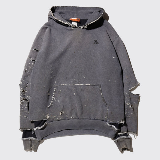 vintage burton analog broken hoodie