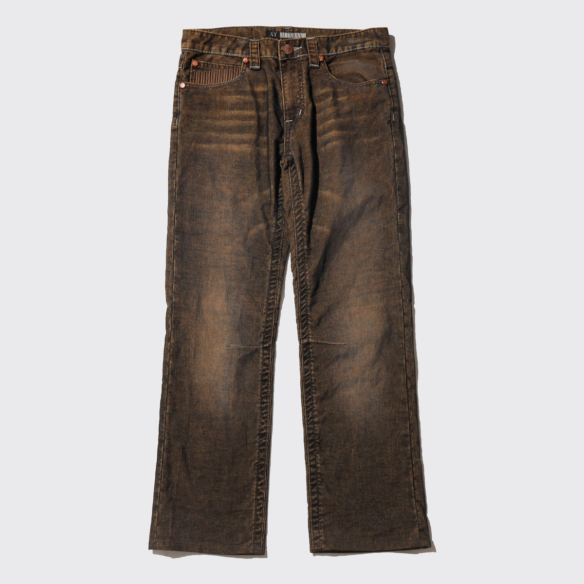 vintage distressed corduroy 5p trousers
