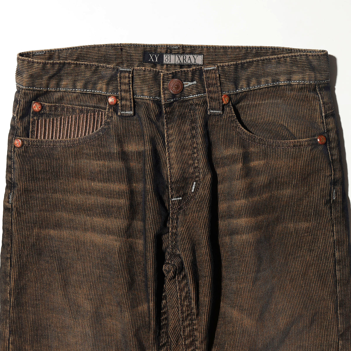 vintage distressed corduroy 5p trousers