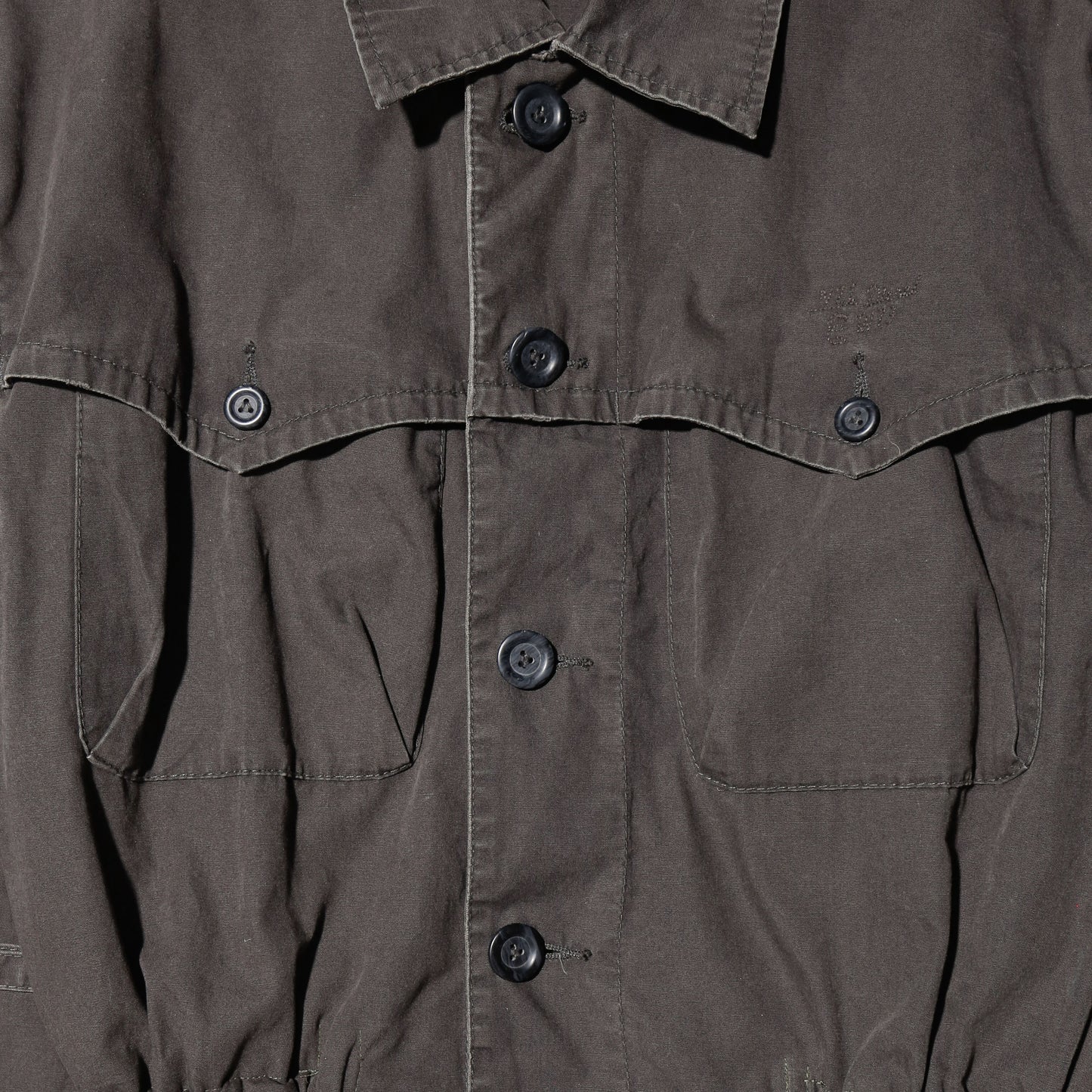 *one-off diesel ribbed utility jacket