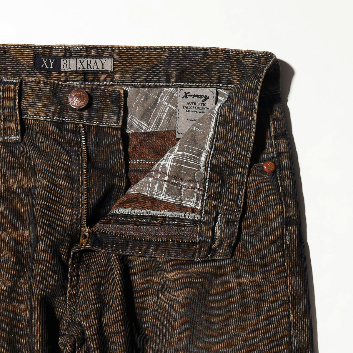 vintage distressed corduroy 5p trousers