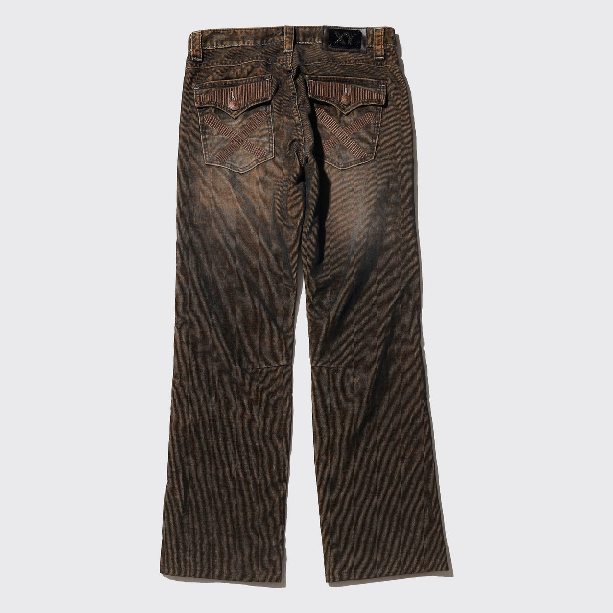 vintage distressed corduroy 5p trousers