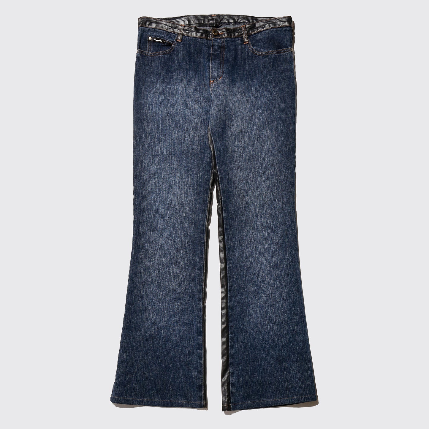 vintage 90's euro double face flare jeans