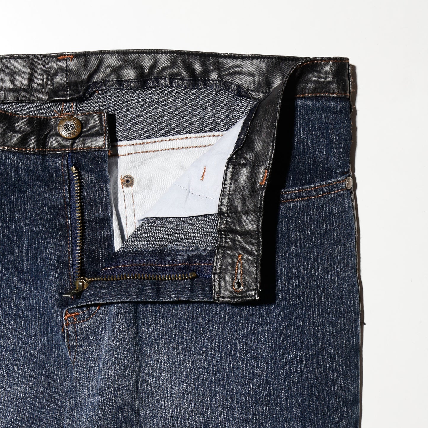 vintage 90's euro double face flare jeans