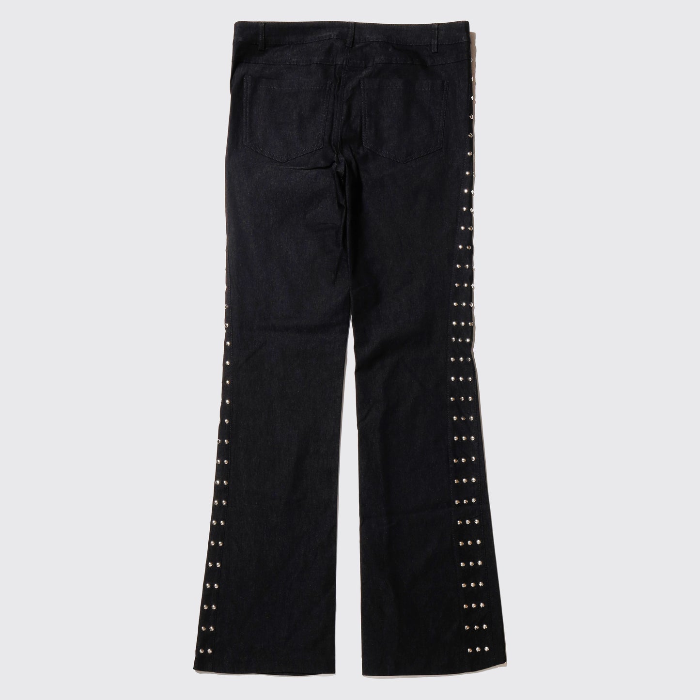 vintage studs stretch flare trousers