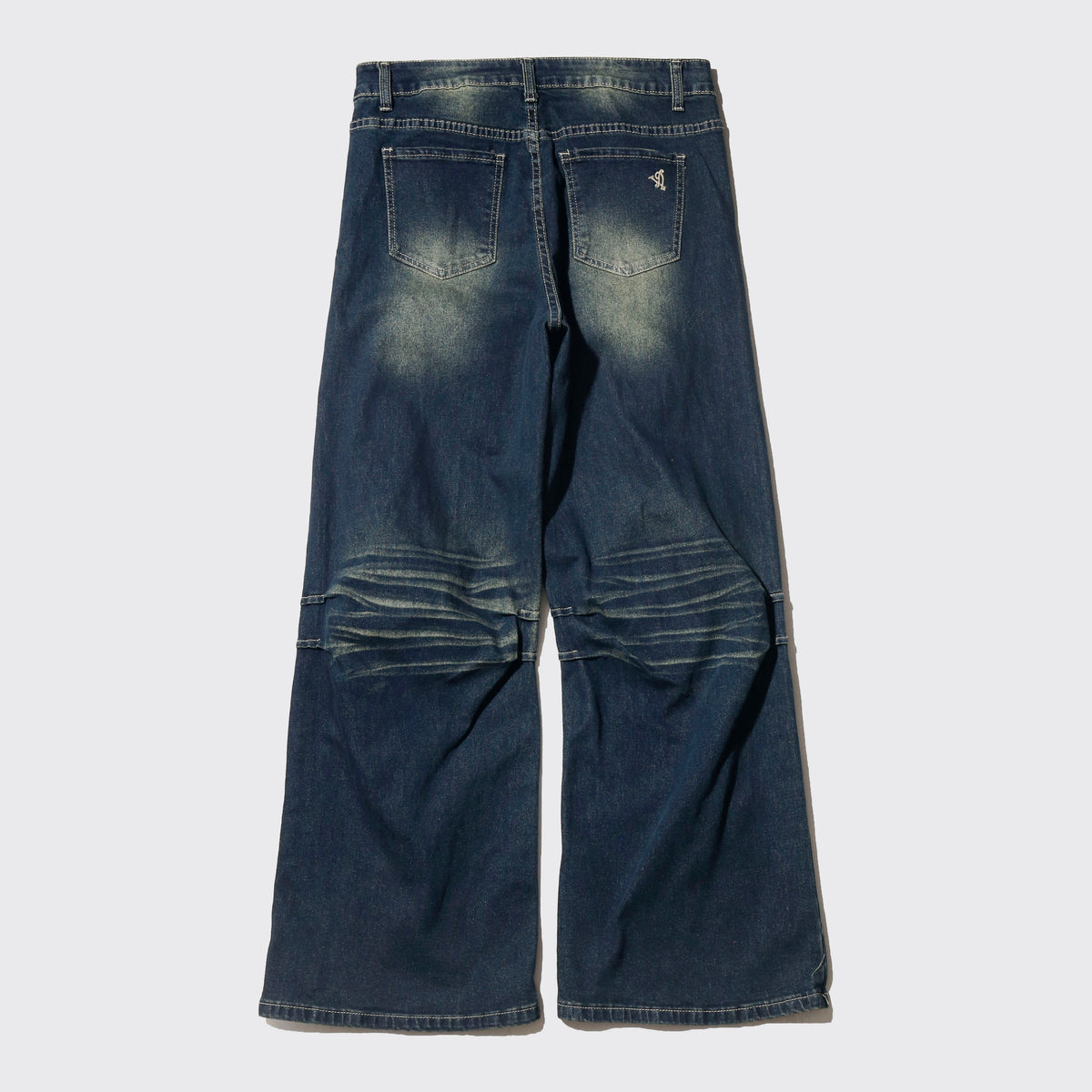vintage vip jeans engineered seam faded jeans