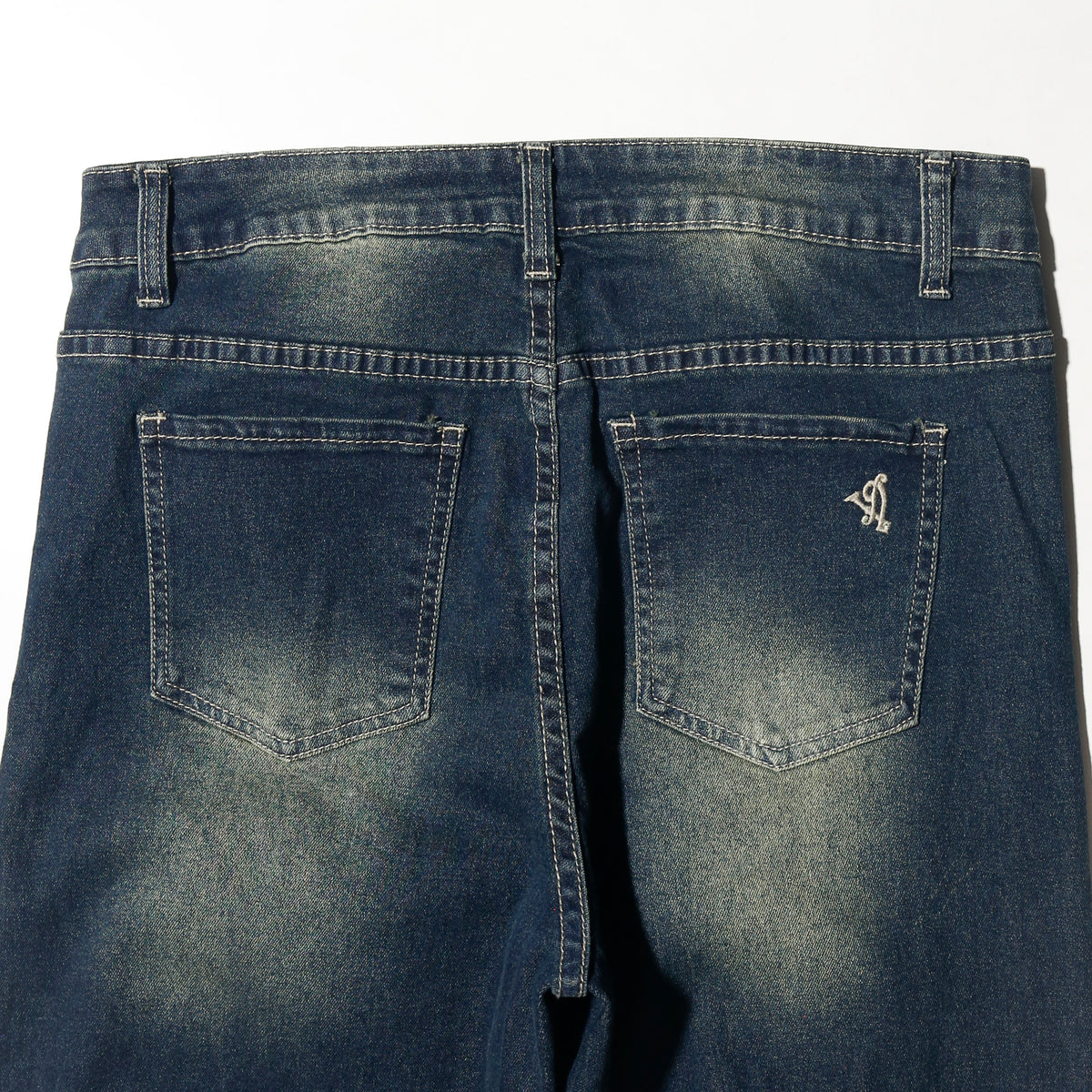 vintage vip jeans engineered seam faded jeans