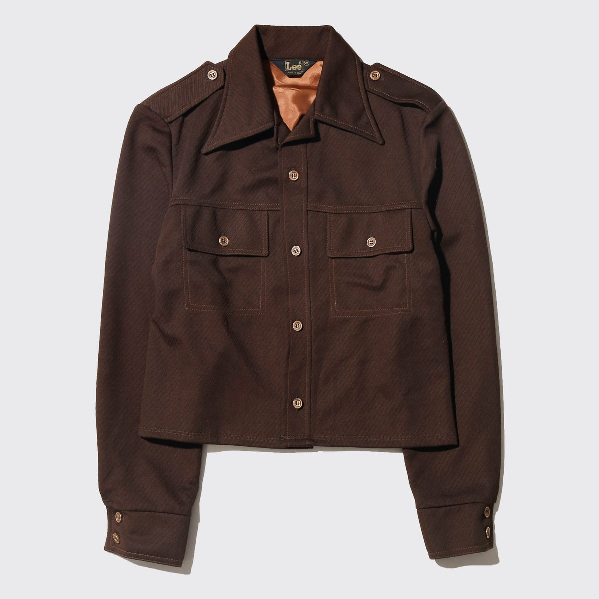 vintage 70's lee poly trucker jacket
