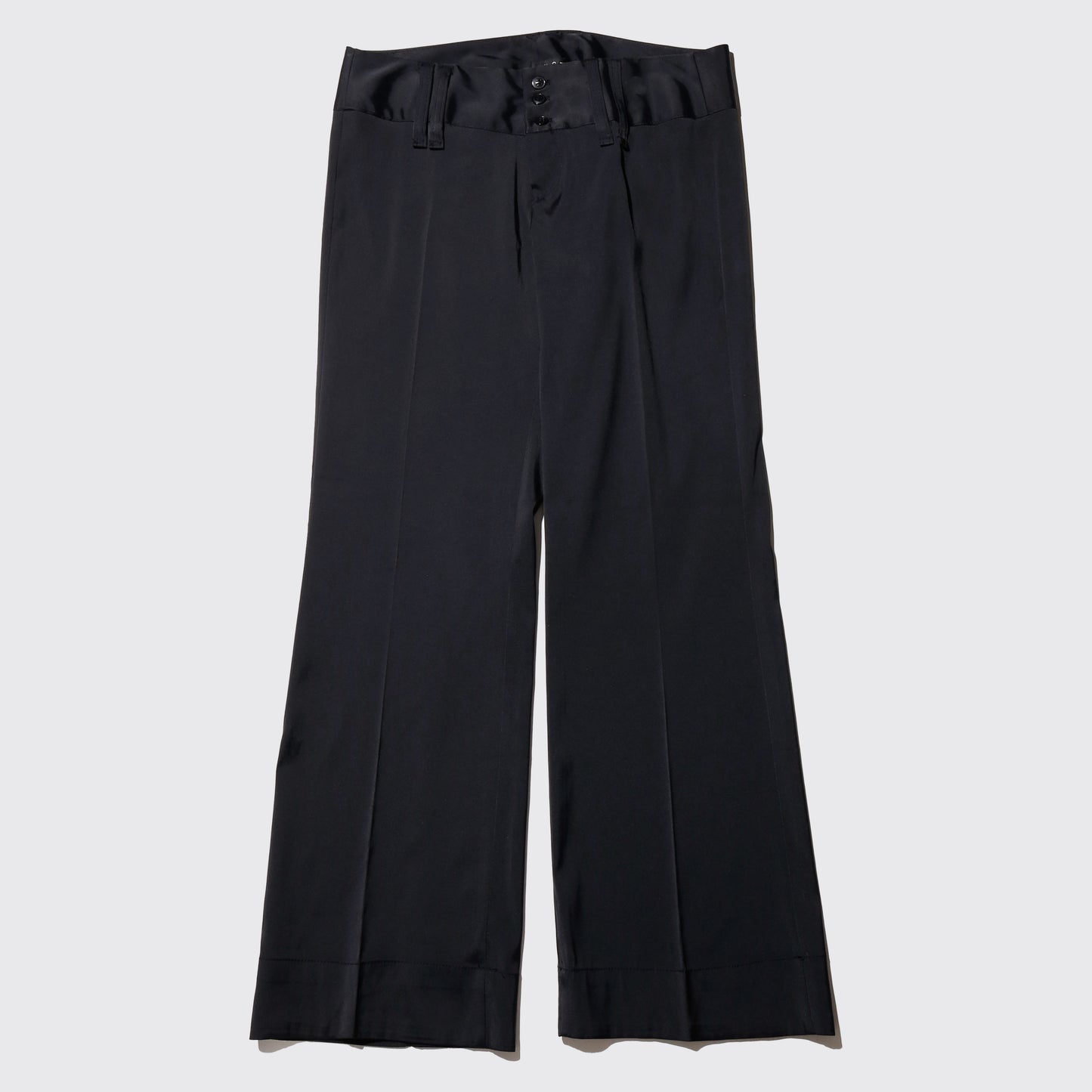 vintage low rise flare trousers