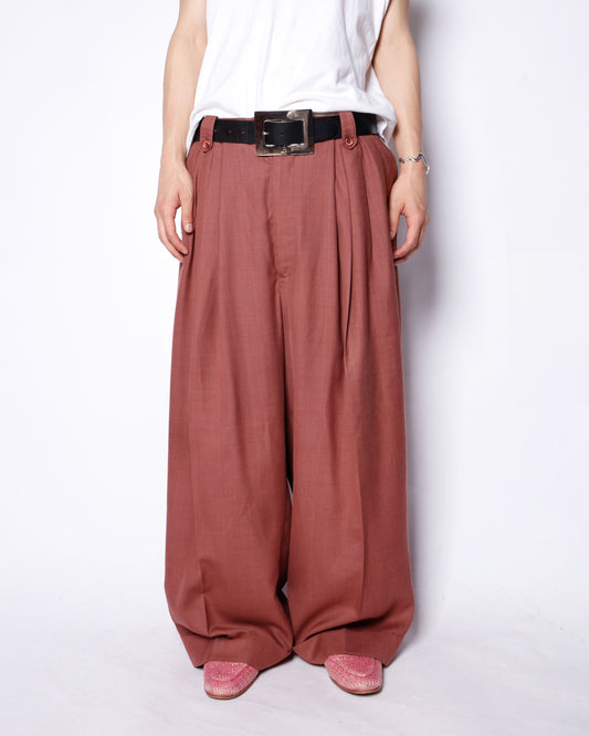 vintage smokey joes tucked wide slacks