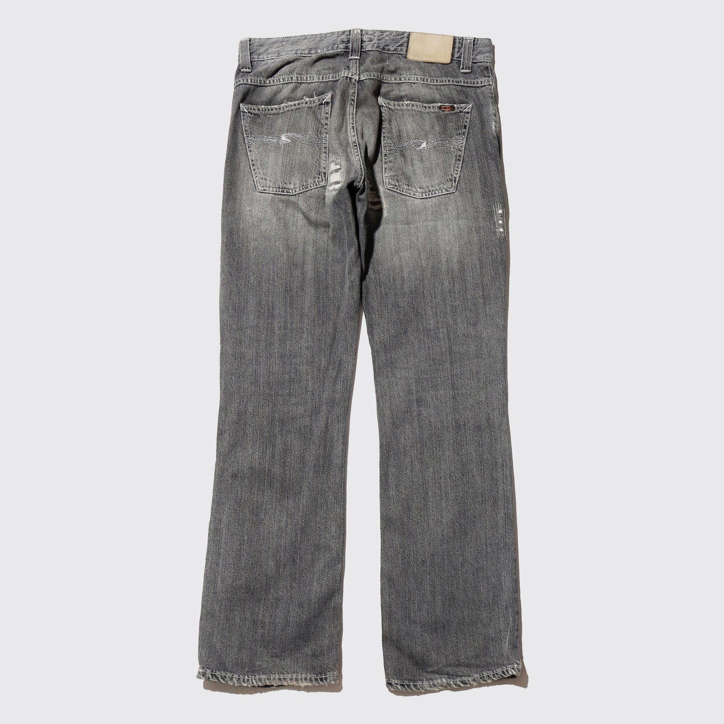 vintage 00's nudie jeans repaired jeans