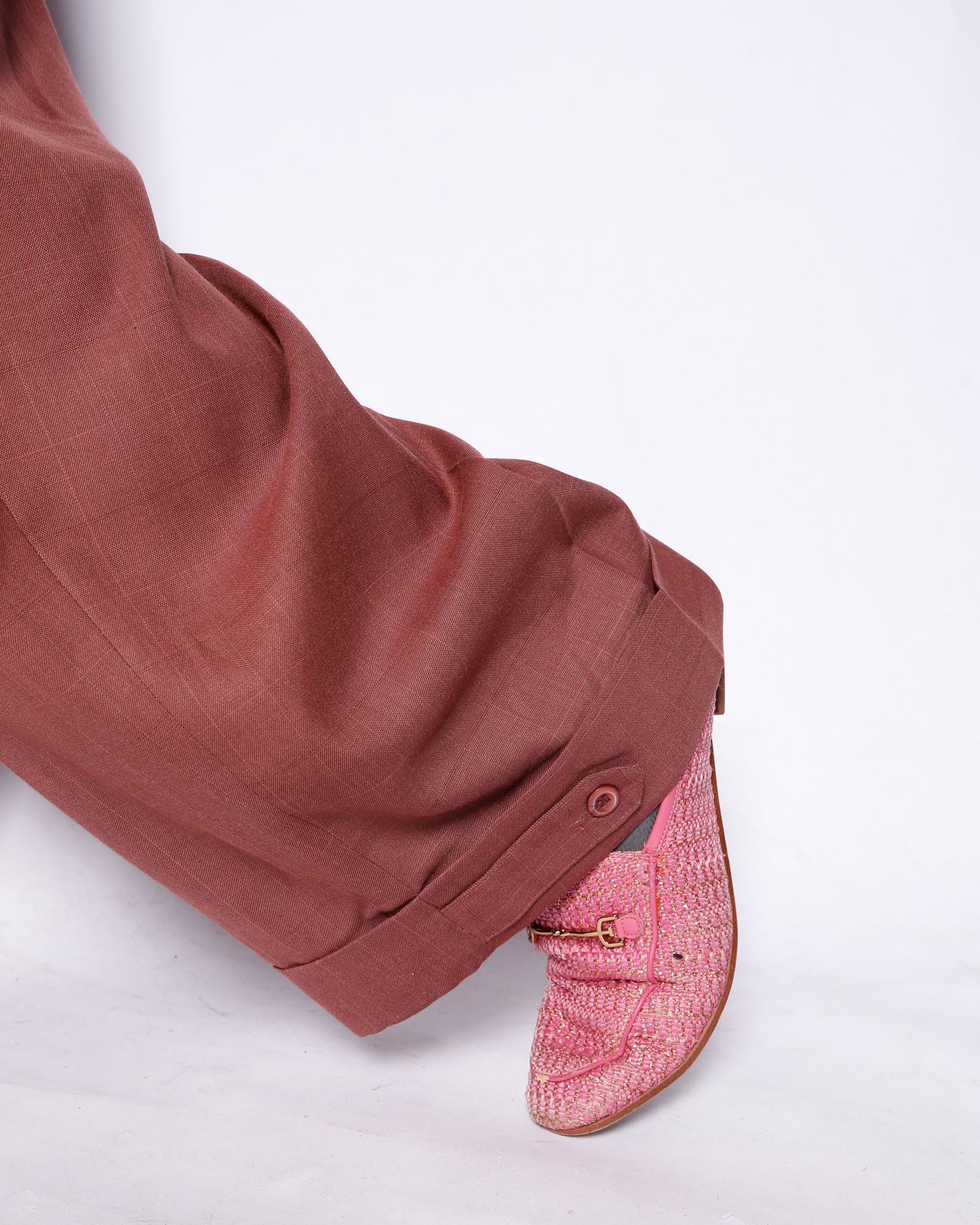 vintage smokey joes tucked wide slacks
