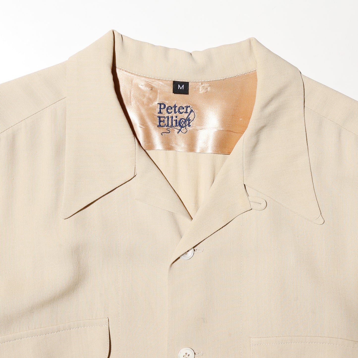 vintage rayon open collar shirt