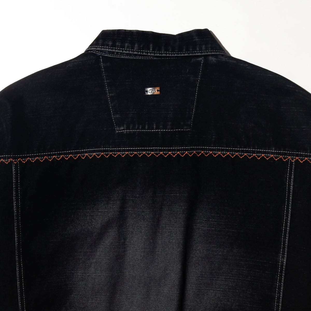 vintage faded flocky baggy trucker jacket