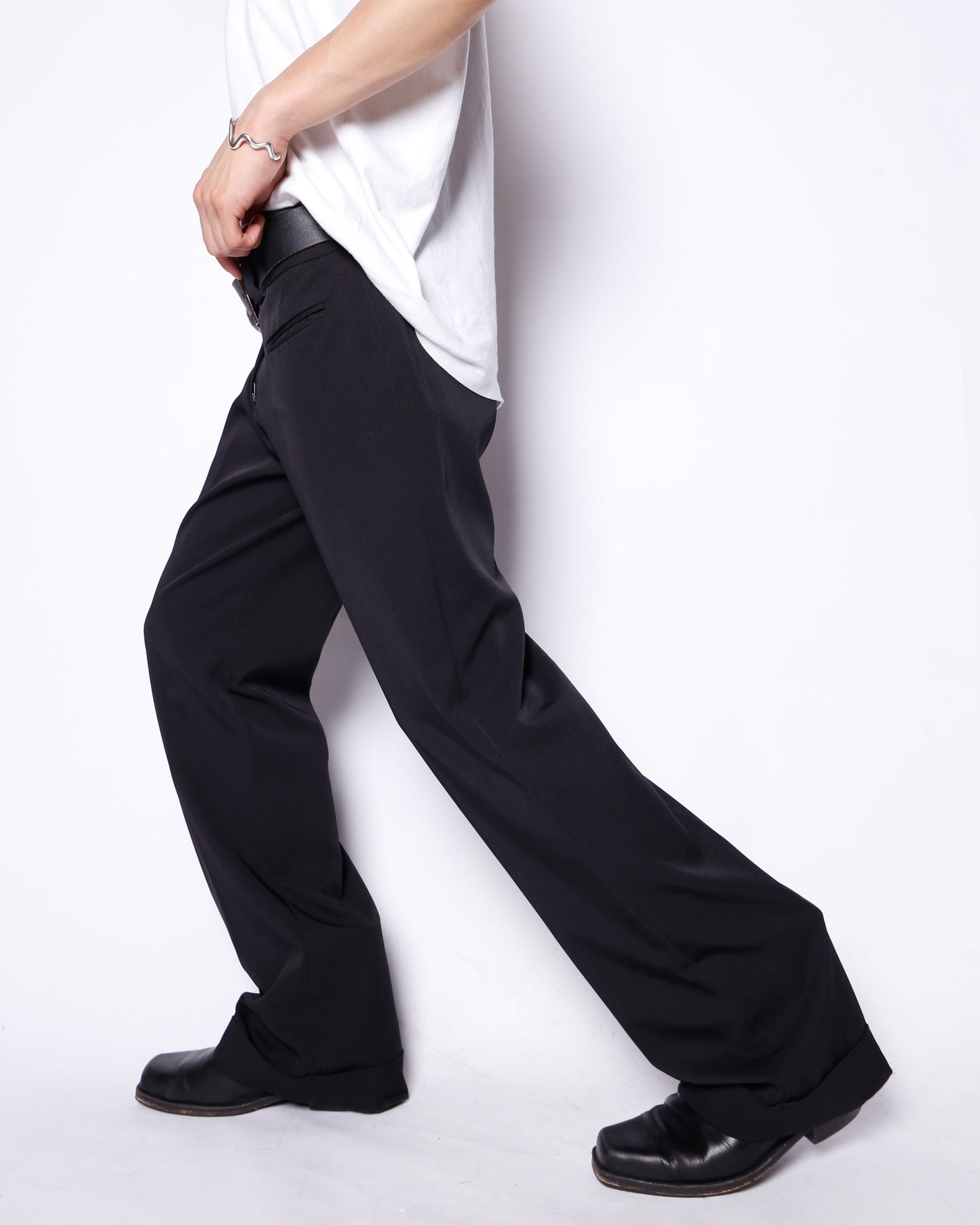 vintage low rise flare slacks