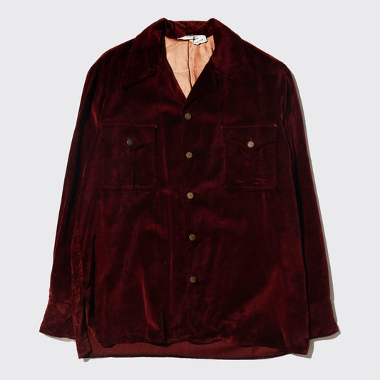 vintage 70's john alexander velour trucker jacket