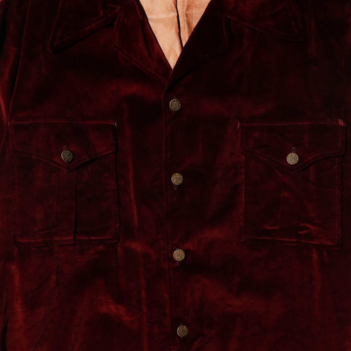 vintage 70's john alexander velour trucker jacket