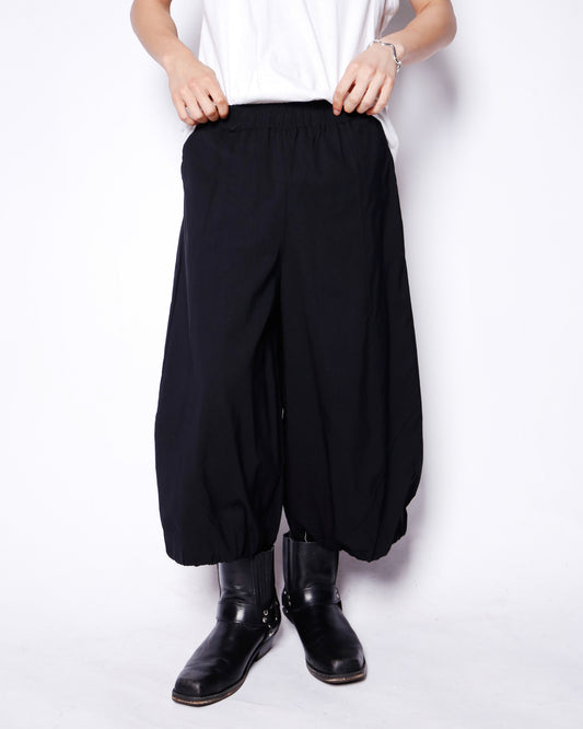 vintage balloon cropped trousers