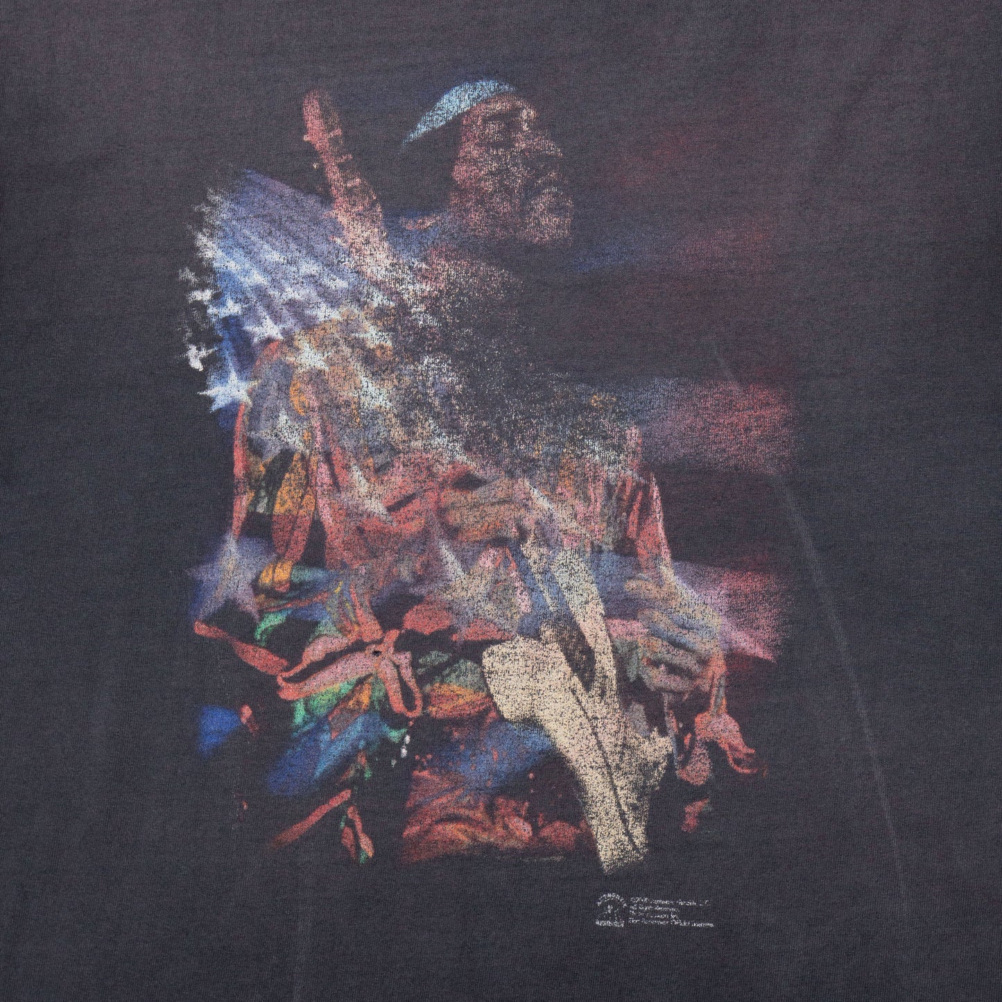 vintage just2000's Jimi Hendrix cut off t-shirt