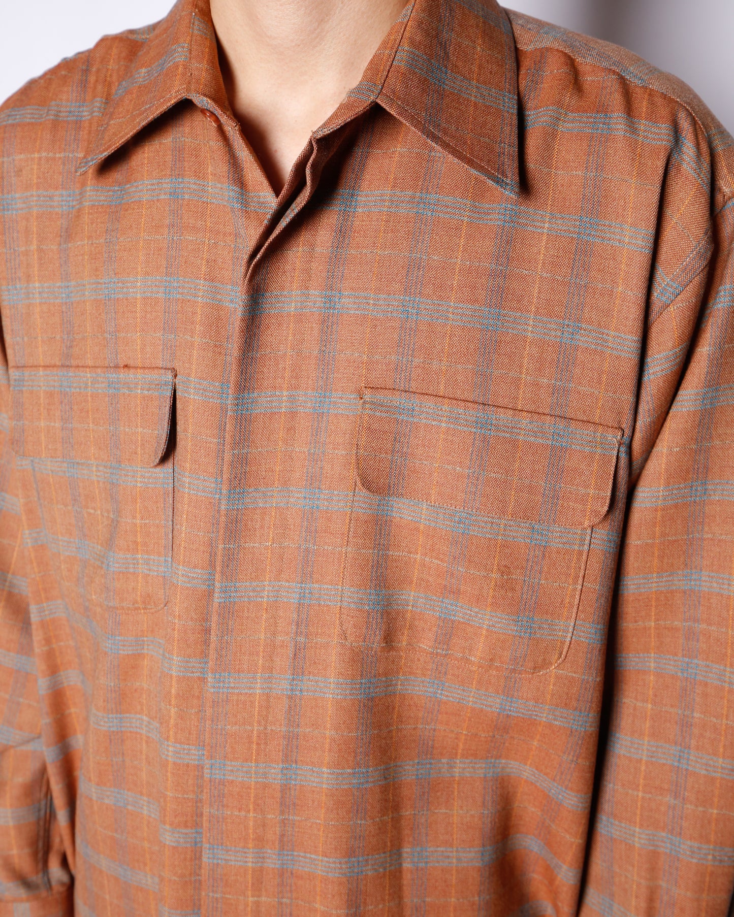 vintage check loose set up