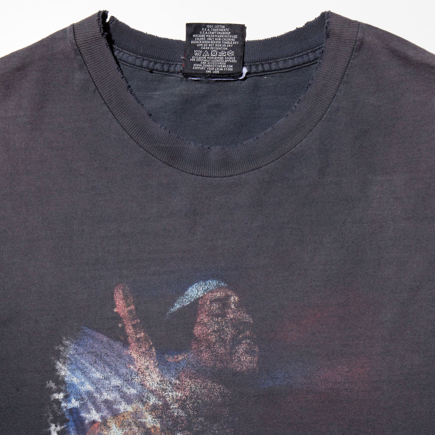 vintage just2000's Jimi Hendrix cut off t-shirt
