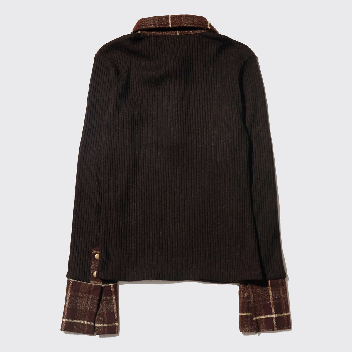 vintage switch rib knit polo shirt