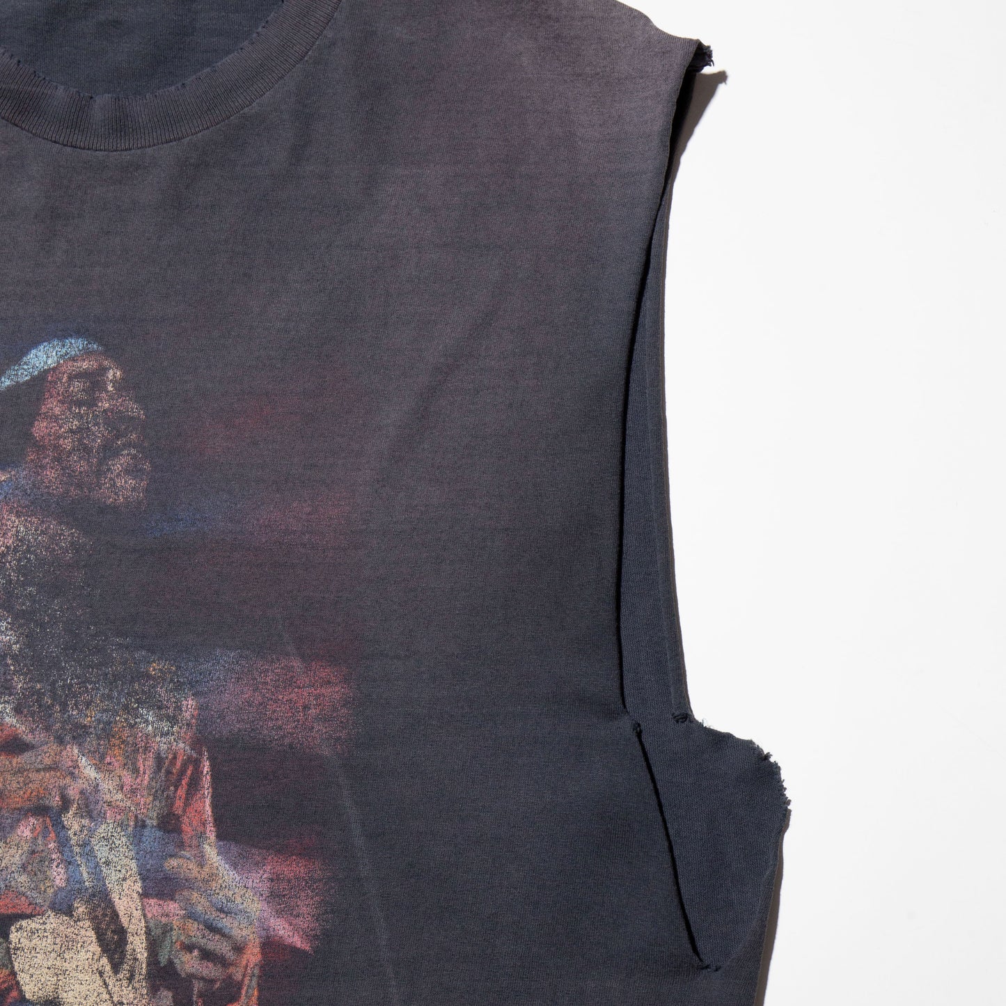 vintage just2000's Jimi Hendrix cut off t-shirt