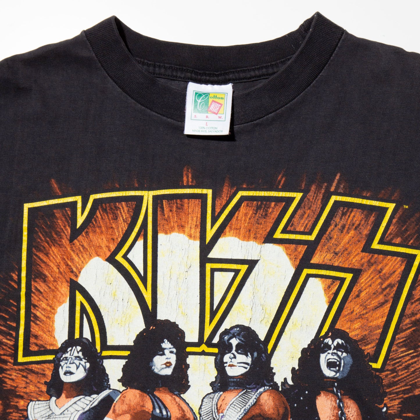 vintage 1996-96's KISS ALIVE WORLDWIDE t-shirt