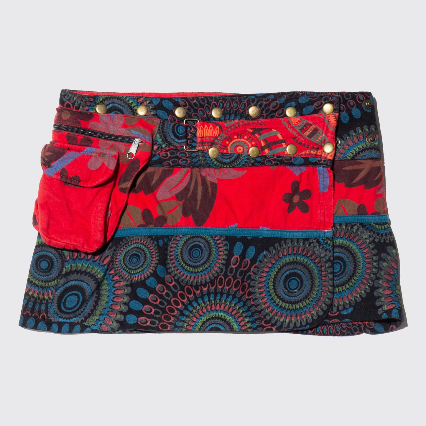vintage boho wrap skirt