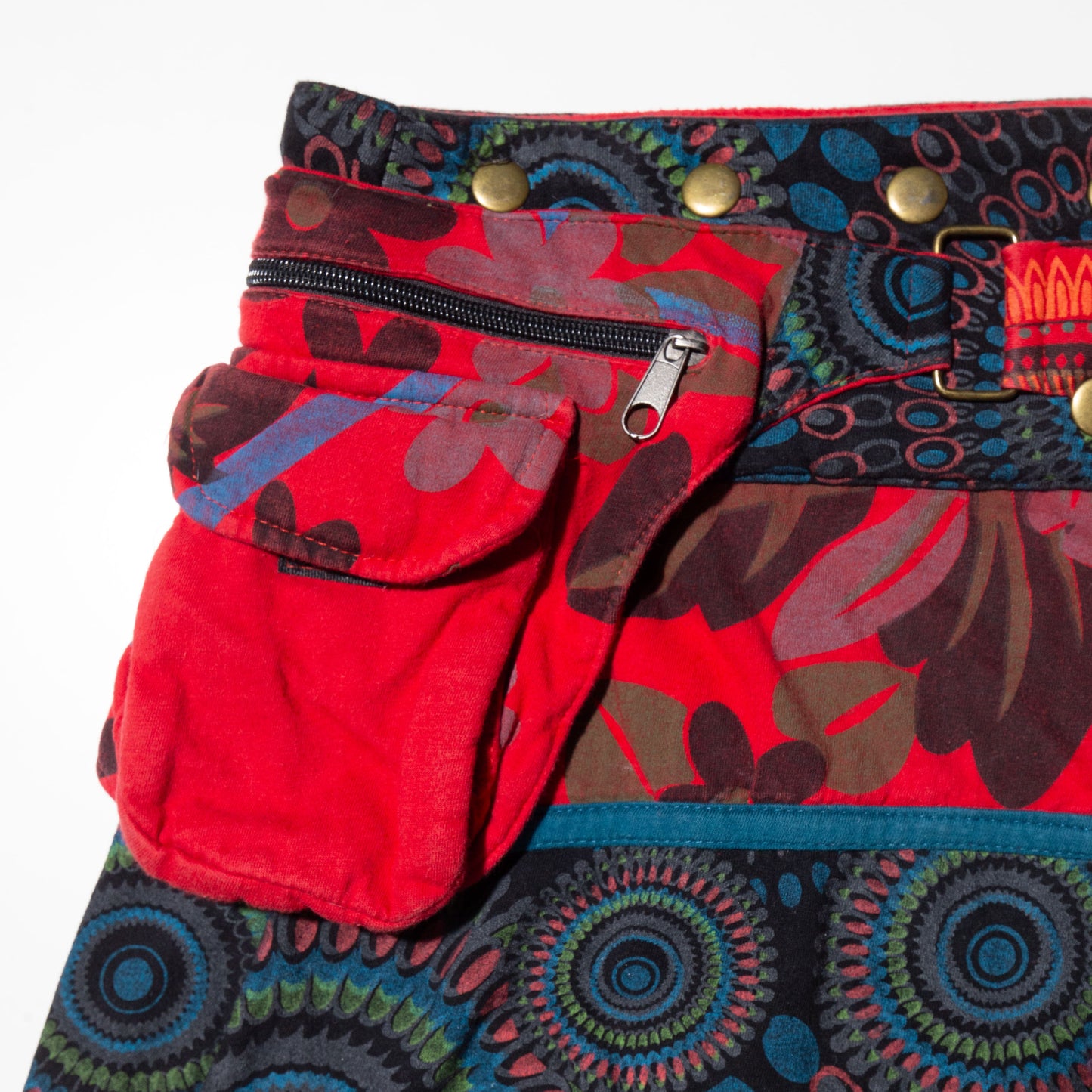 vintage boho wrap skirt