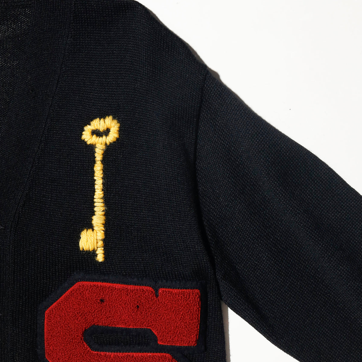 *one-off 50-60's craft lettered cardigan