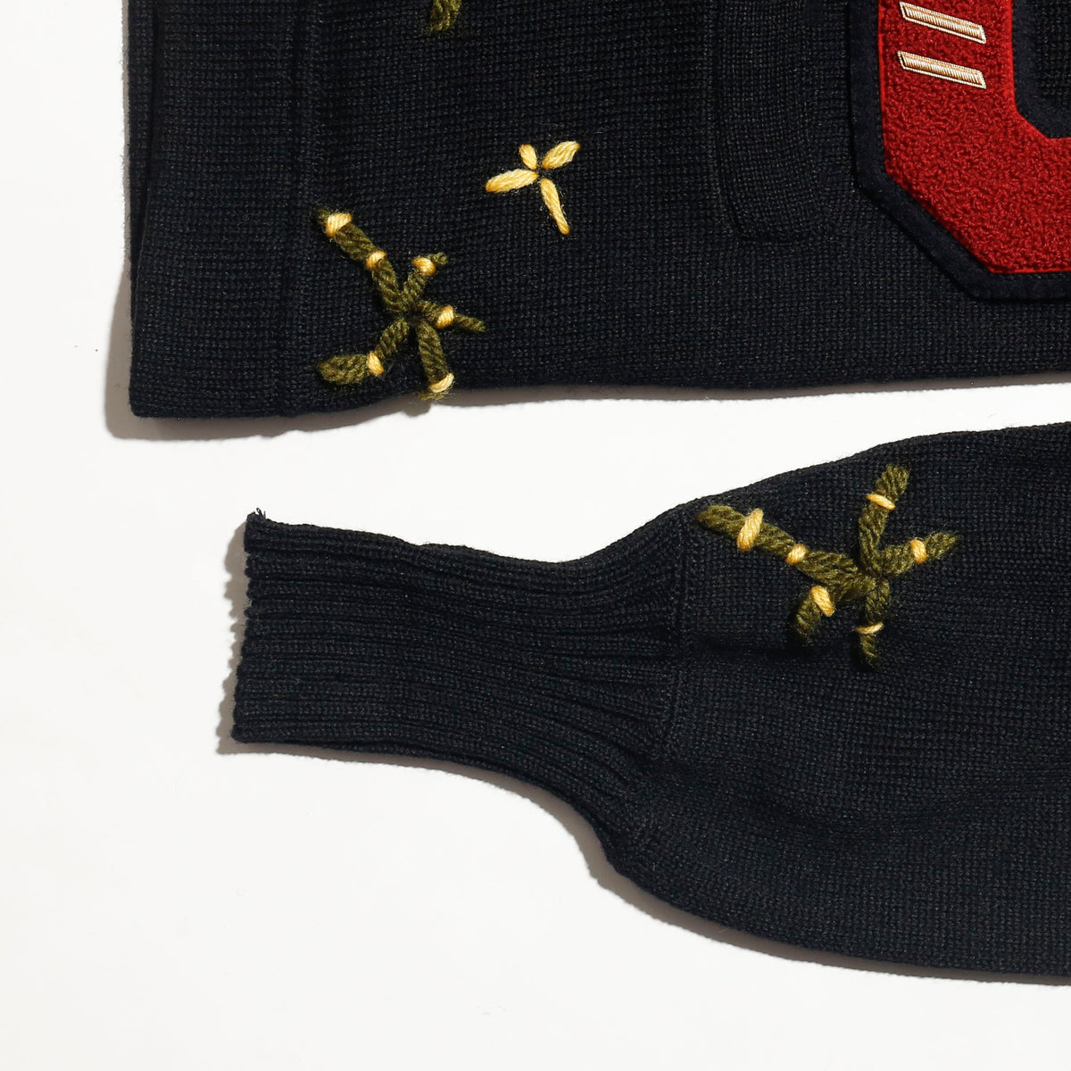 *one-off 50-60's craft lettered cardigan