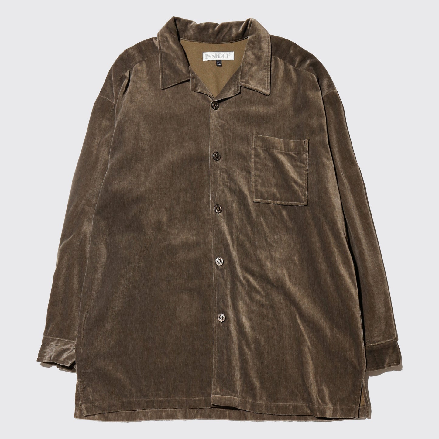 vintage smoky velvet shirt