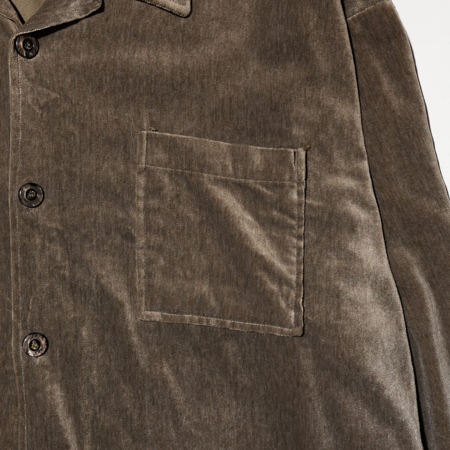 vintage smoky velvet shirt